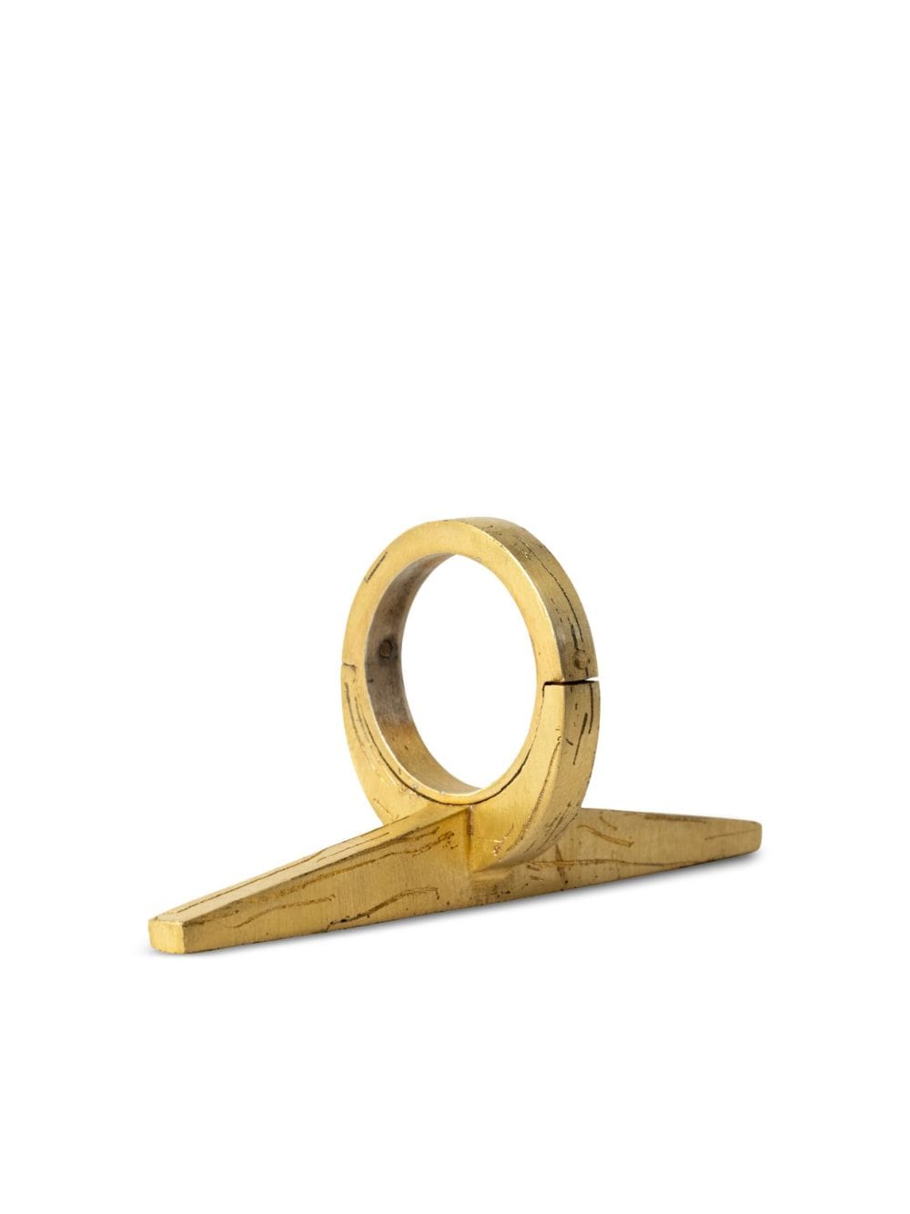 Parts of Four Sistema Rotated Bridge 18kt gold-plated ring - Goud