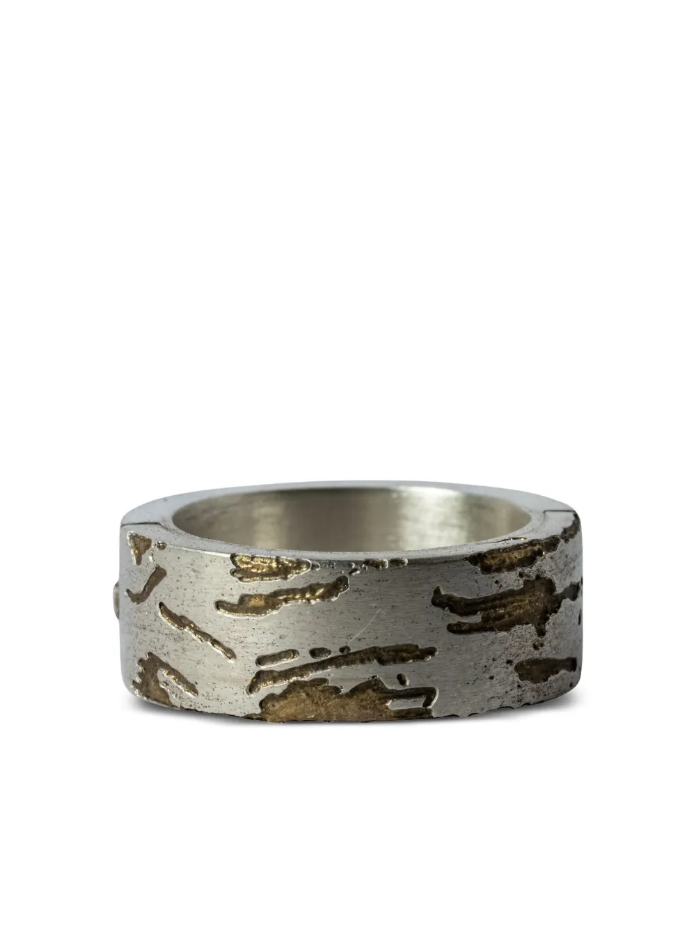 Parts of Four Sistema sterling silver brass ring - Argento