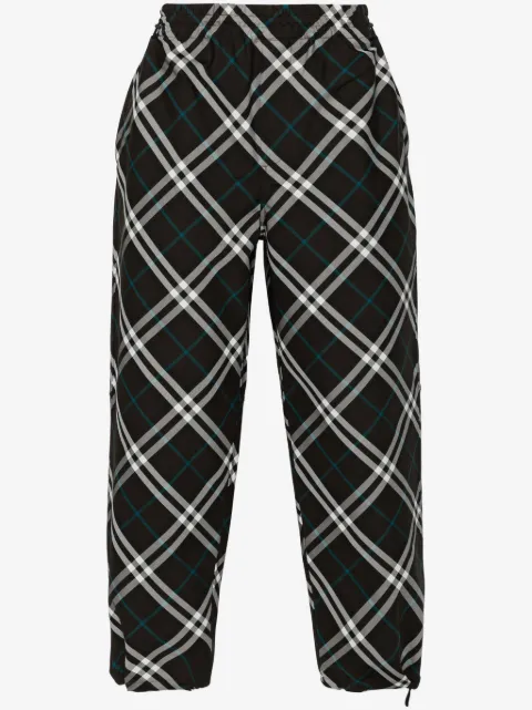 Burberry Vintage check ruimvallende broek