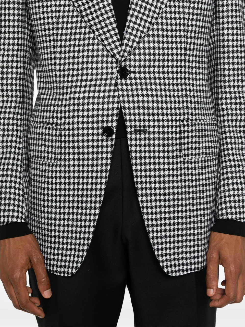 Cheap TOM FORD single-breasted houndstooth blazer Men