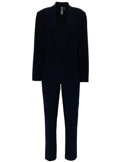 Norma Kamali long-sleeved belted jumpsuit