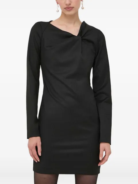 Trussardi knot long-sleeve mini dress