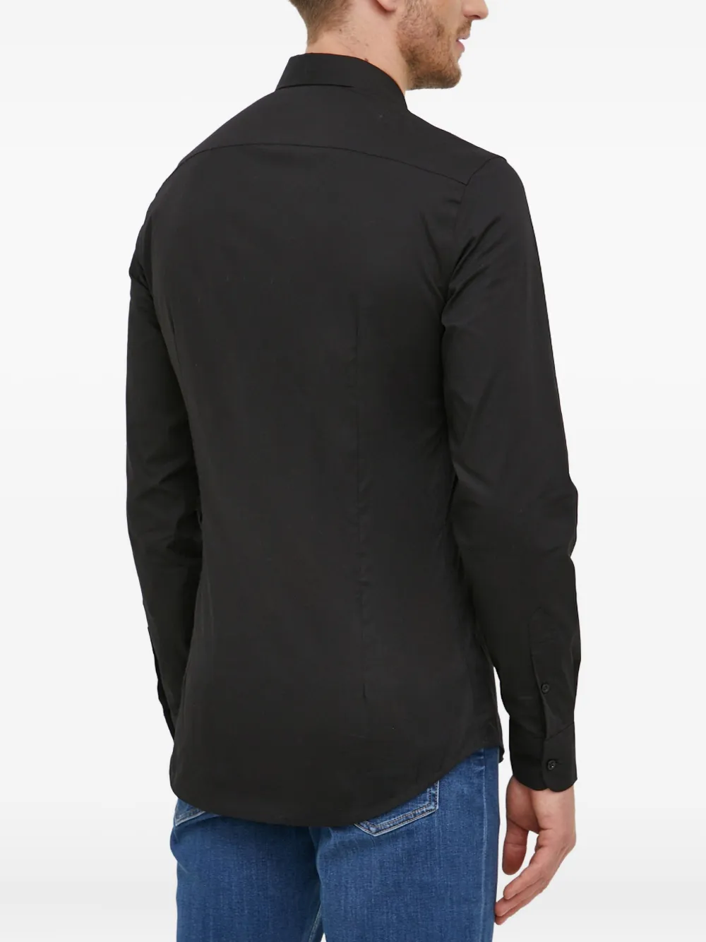 Trussardi embroidered shhirt - Zwart