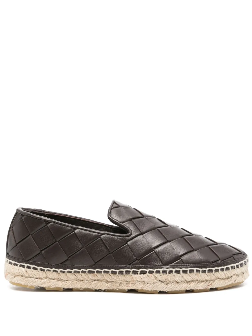 Bottega Veneta Jack Intrecciato espadrilles Brown