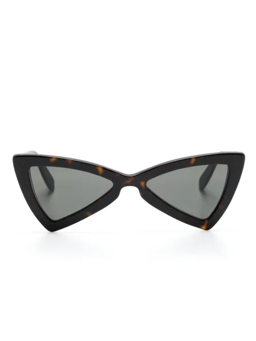 Lunettes de soleil à monture triangulaire - Saint Laurent Eyewear - Modalova
