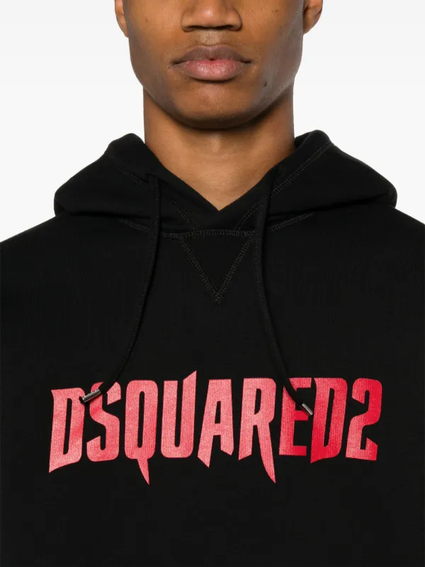 パーカー・フーディ Dsquared2 Logo Print Jersey Hoodie Logo-print hoodie