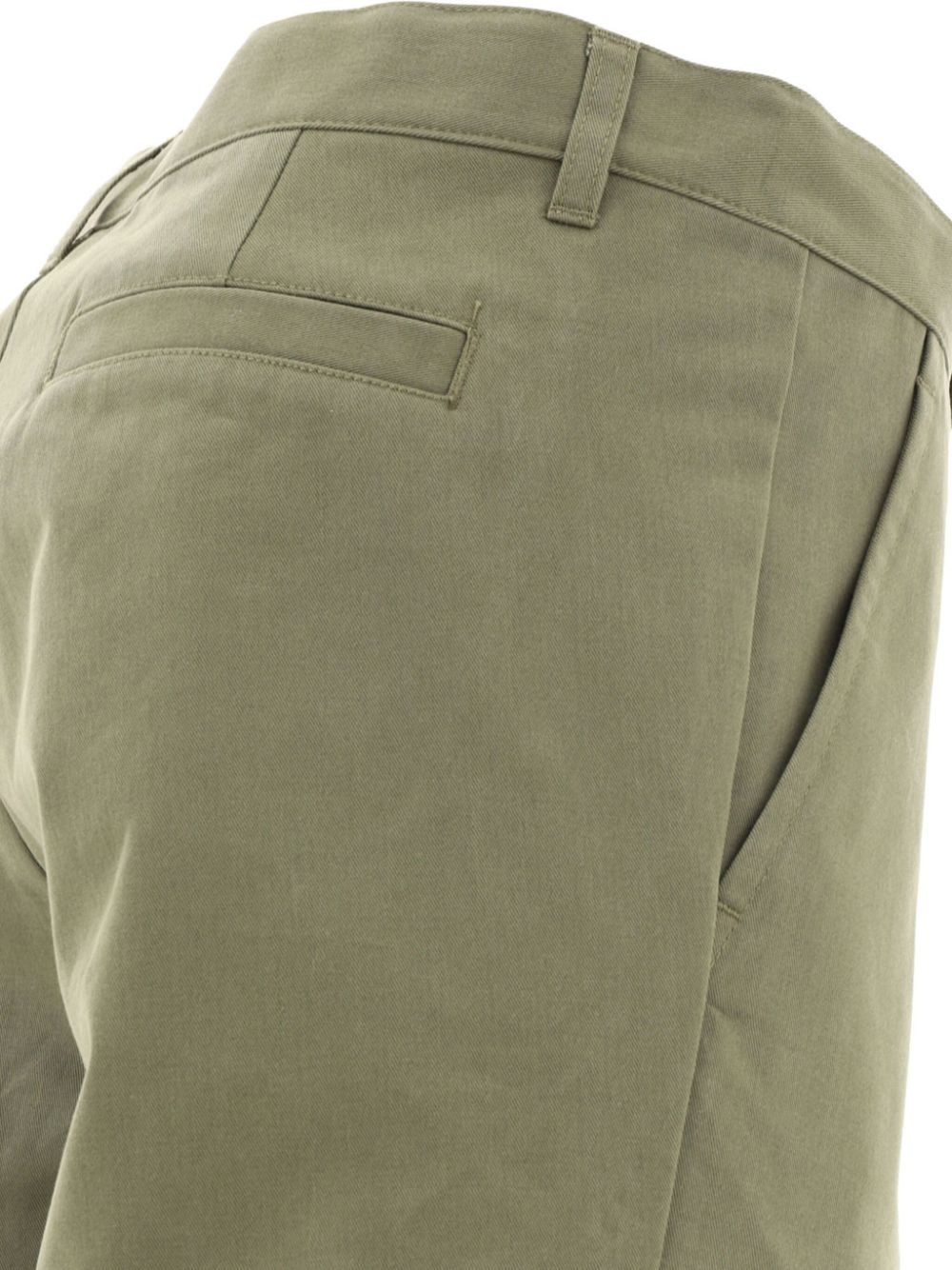 Shop Apc Ville Cotton Chino Trousers In Green