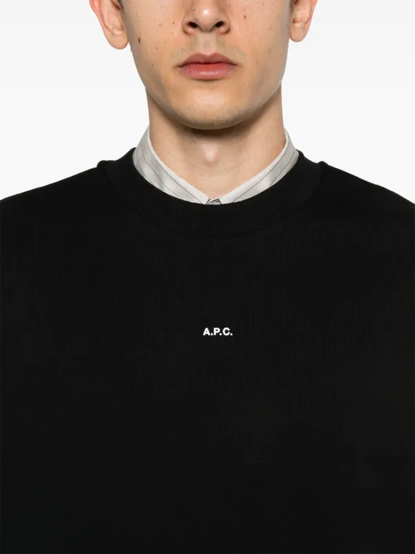 A.P.C. ロゴ スウェットシャツ | ブラック | FARFETCH JP