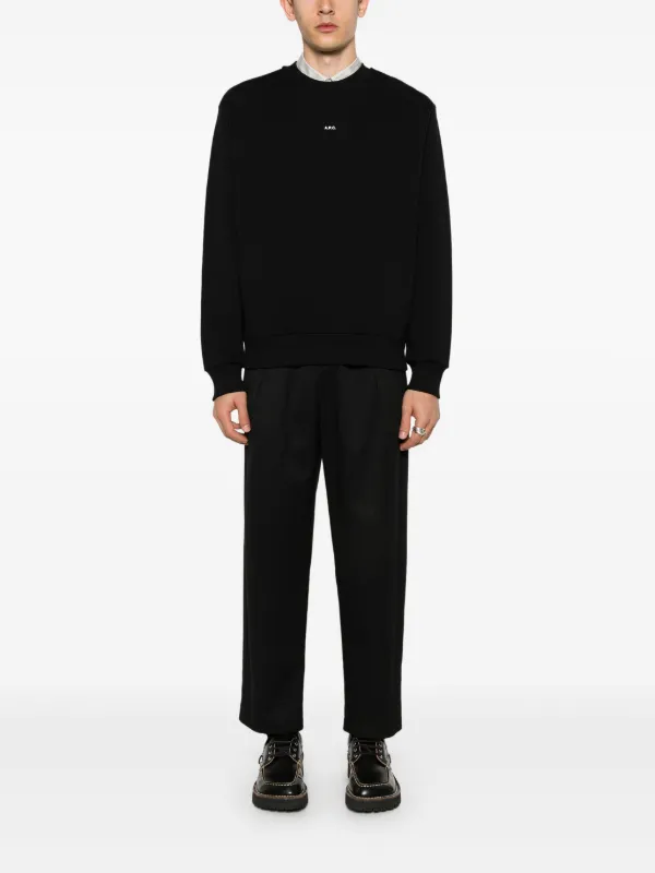 A.P.C. ロゴ スウェットシャツ | ブラック | FARFETCH JP