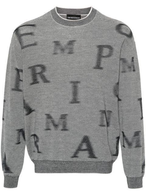 Emporio Armani crew-neck wool jumper Men