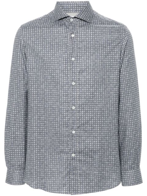 Brunello Cucinelli graphic-print cotton shirt Men