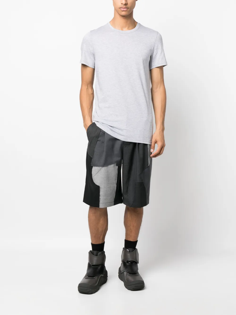 Vivienne Westwood Twee katoenen T-shirts met print Grijs