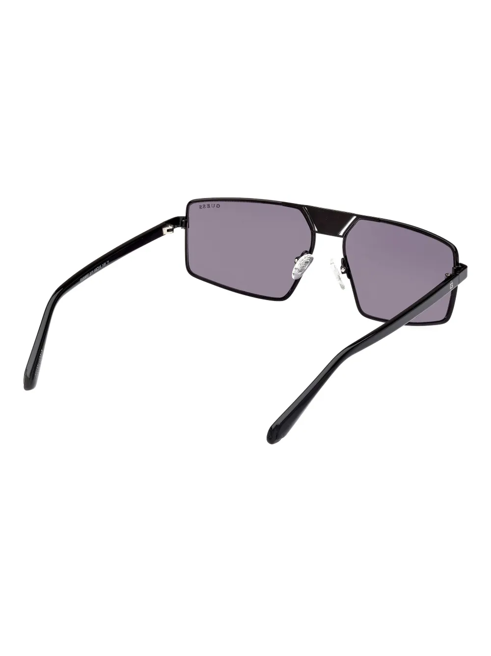 GUESS EYEWEAR Zonnebril met rechthoekig montuur Zwart