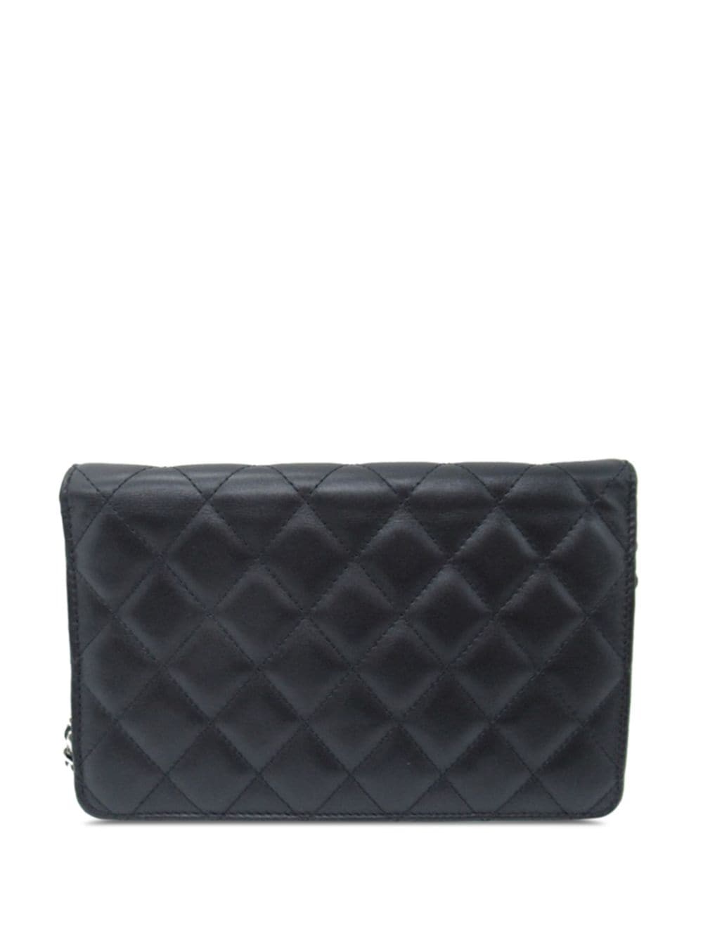 CHANEL Pre-Owned 2011 Cambon Ligne Wallet On Chain crossbody bag - Zwart