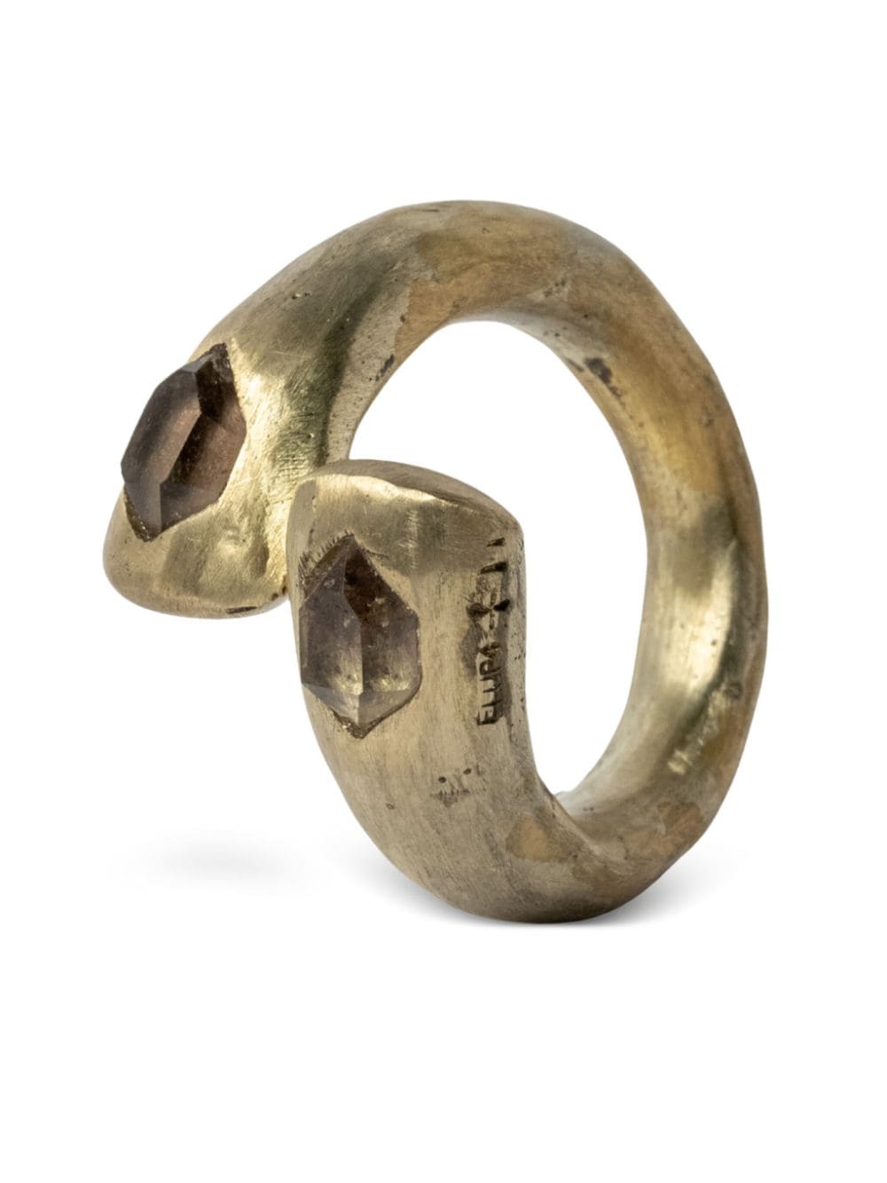 Parts of Four Little Twisted Druid Arc Set ring - Goud