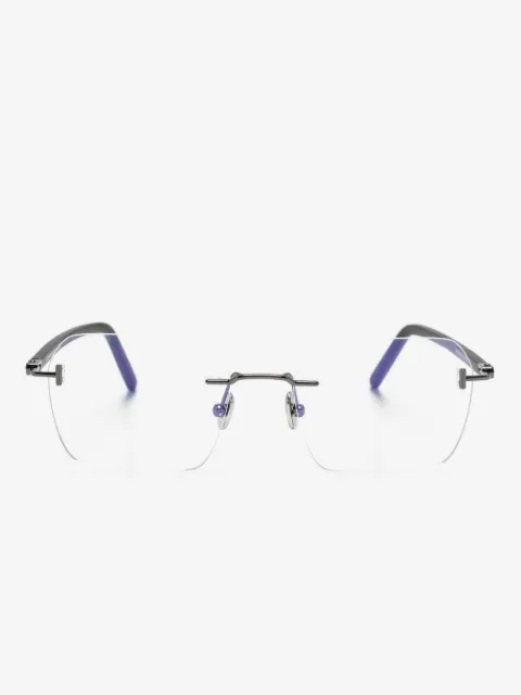 TOM FORD Eyewear rectangular rimless glasses