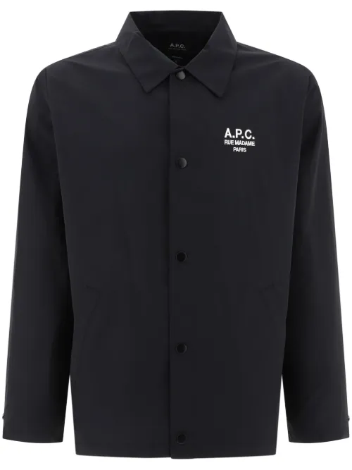 Surchemise Regis à logo brodé - A.P.C. - Modalova