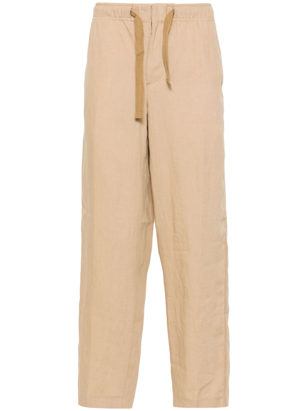 Alex tapered linen trousers