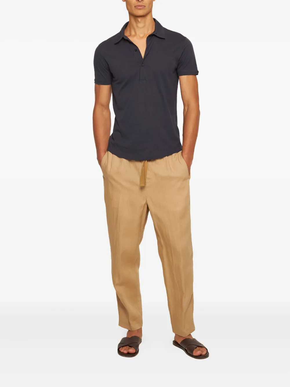 Orlebar Brown Alex tapered linen trousers | Tapered Pants | Image 2
