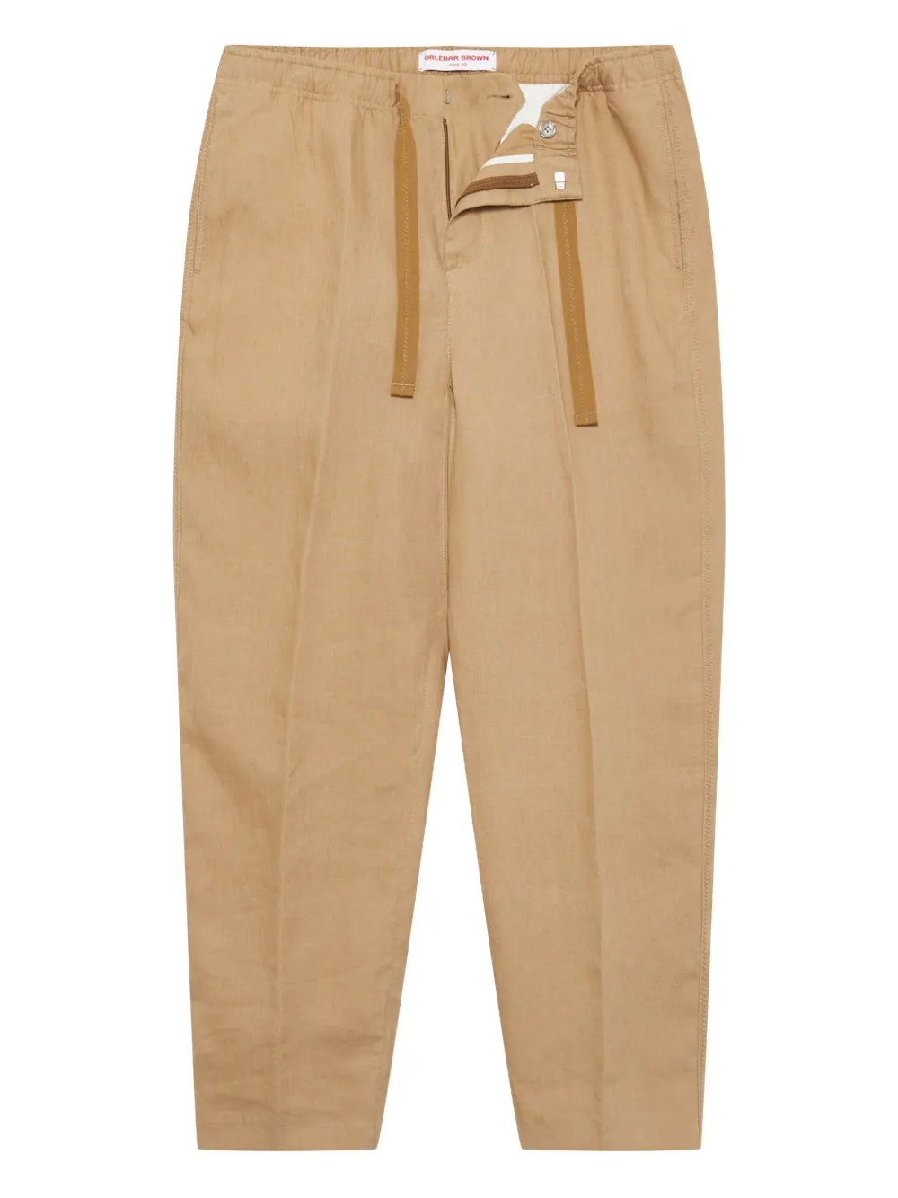Orlebar Brown Alex broek met toelopende pijpen Beige