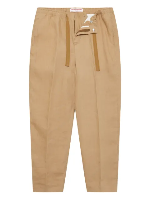 Orlebar Brown Alex tapered linen trousers