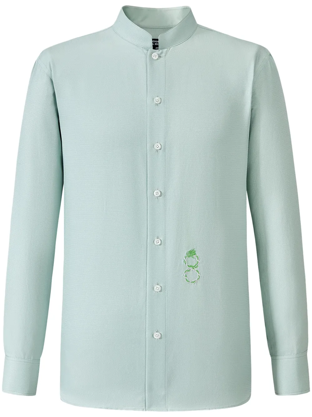 Shanghai Tang dragon-embroidered shirt - Blu