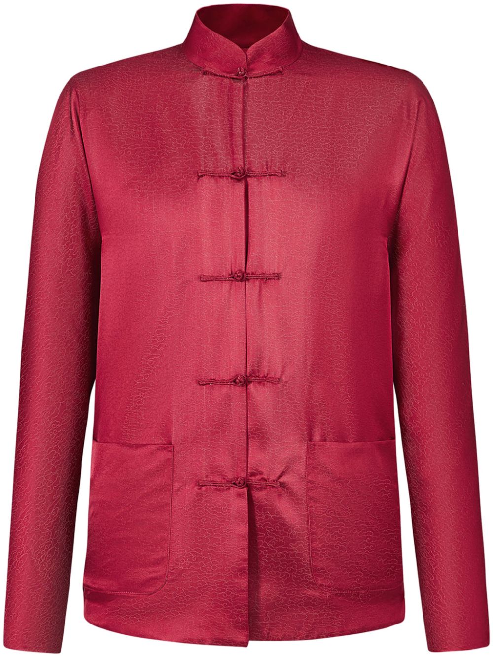 Shanghai Tang X Jacky Tsai Dragon-jacquard Jacket In Red