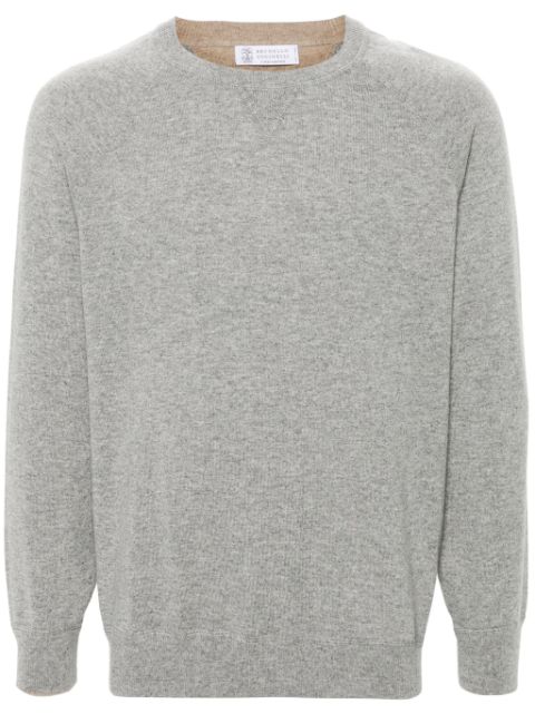 Brunello Cucinelli melange cashmere jumper Men