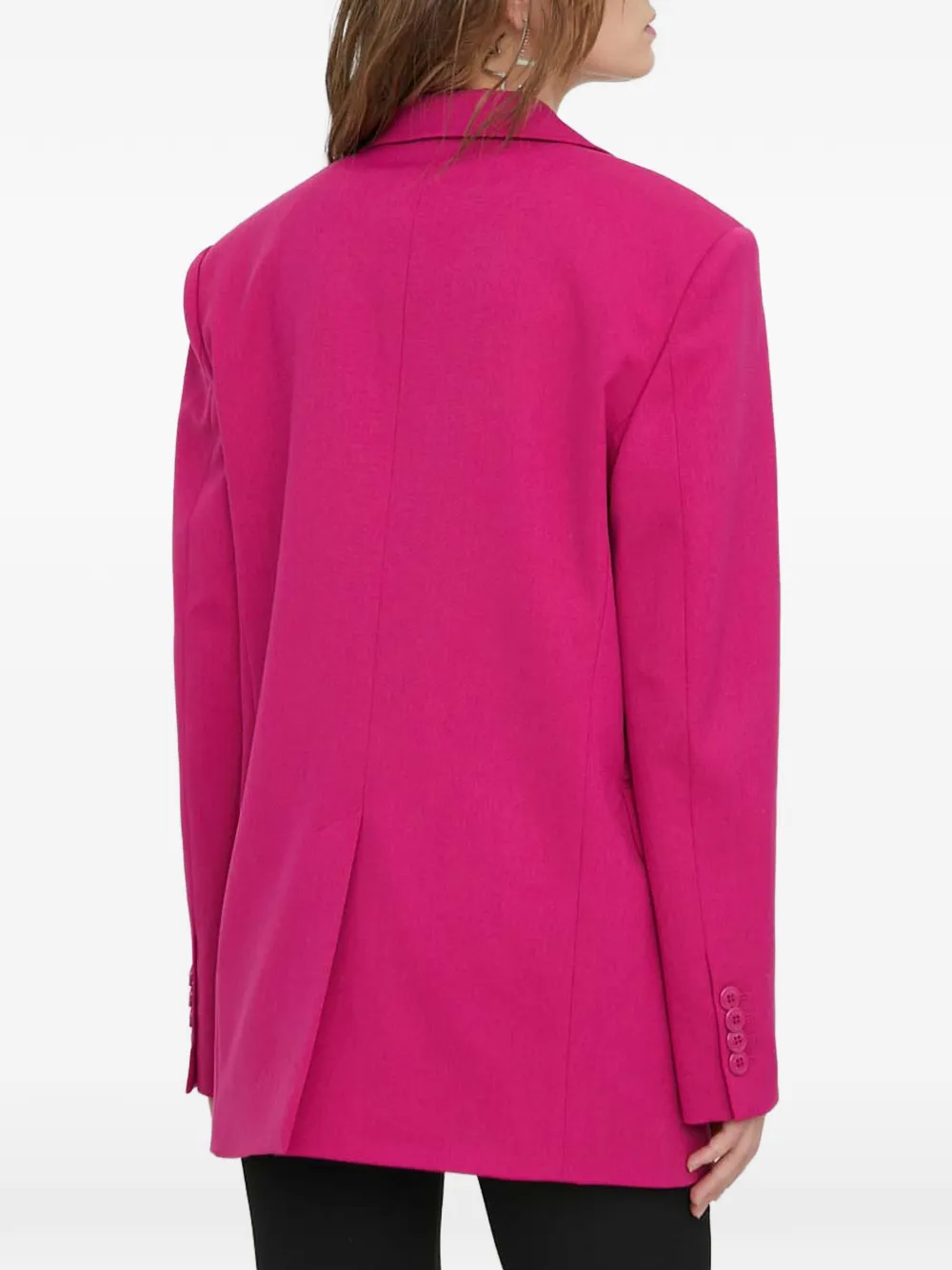  Moschino Jeans Button Single-breasted Blazer - Pink 