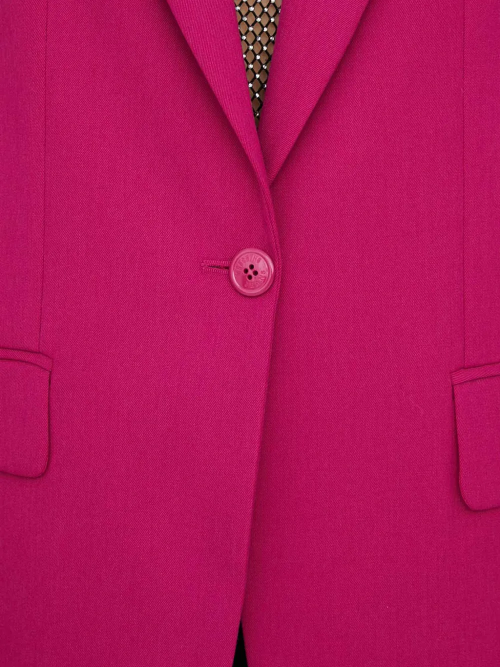 MOSCHINO JEANS Blazer met enkele rij knopen Roze