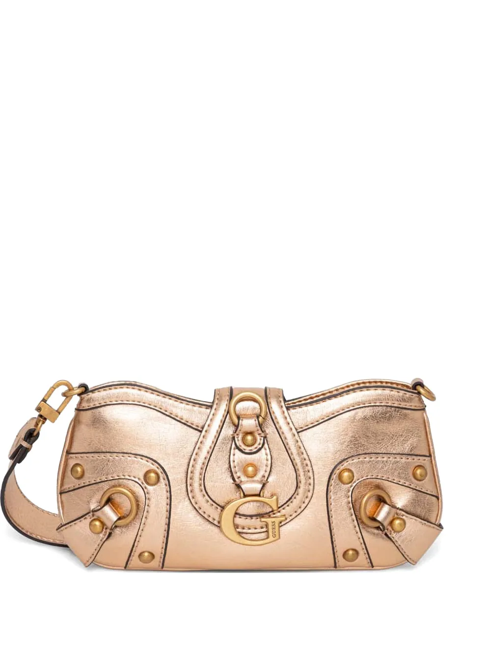 GUESS USA Gloss ショルダーバッグ - ゴールドトーン GUESS USA Gloss ショルダーバッグ - ゴールドトーン