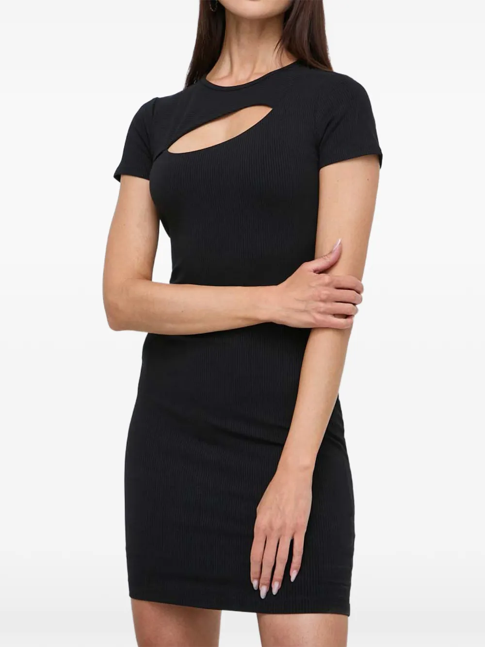 GUESS USA Abito corto con dettaglio cut-out - Nero