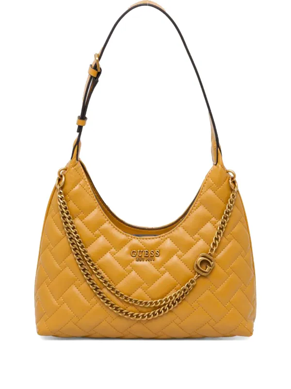 GUESS USA Sac Porté Épaule Gracelynn Jaune FARFETCH MA