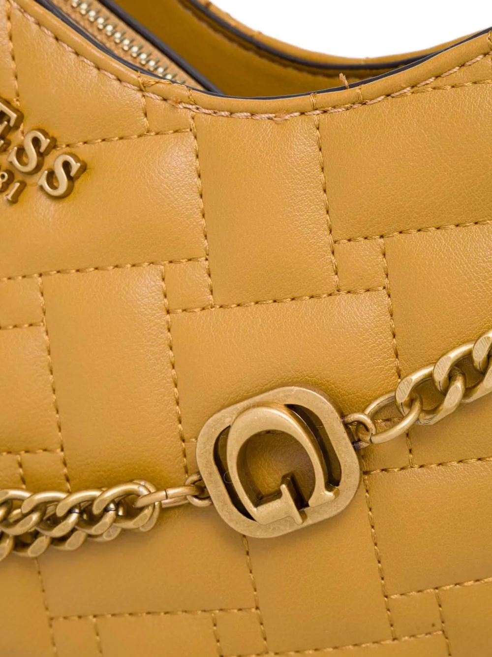 Guess Usa Gracelynn Shoulder Bag In Yellow