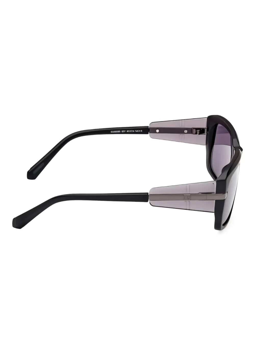 GUESS EYEWEAR Zonnebril met rechthoekig montuur Zwart