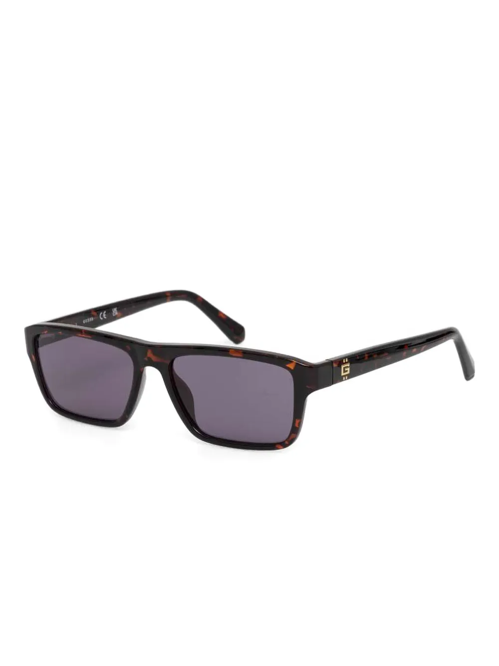 GUESS EYEWEAR Zonnebril met vierkant montuur Bruin