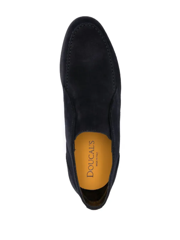 Doucal's slip-on Suede Chukka Boots | Blue | FARFETCH