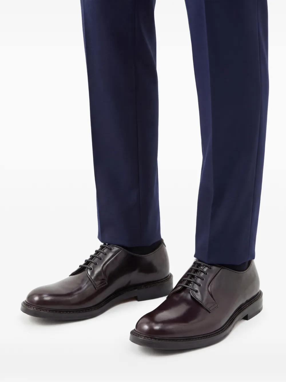 Doucal's Leren Derby schoenen Bruin