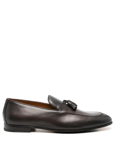 Doucal's tassel-detail leather loafers