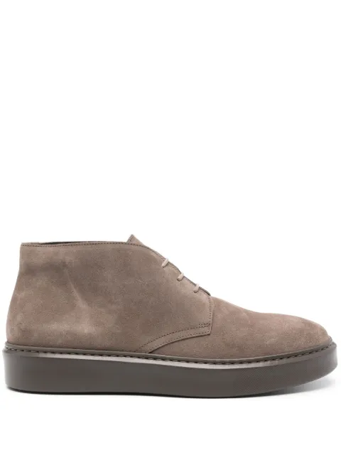 Doucal's lace-up suede chukka boots