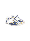 MC2 Saint Barth Kids rubber ducks-printed sandals - Blue