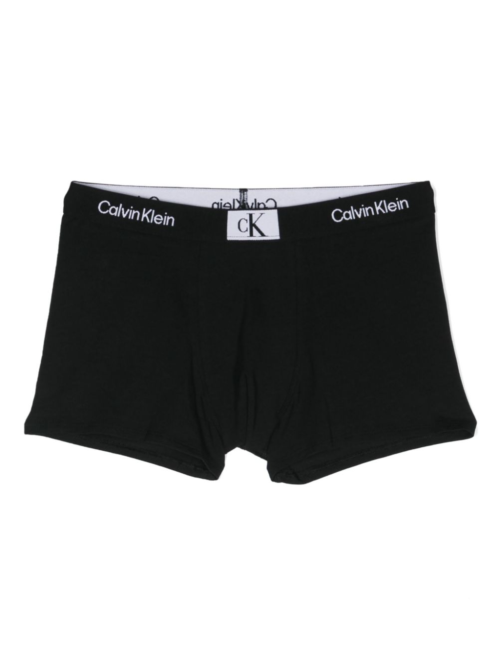 Calvin Klein Kids Twee boxershorts met logoband - Wit