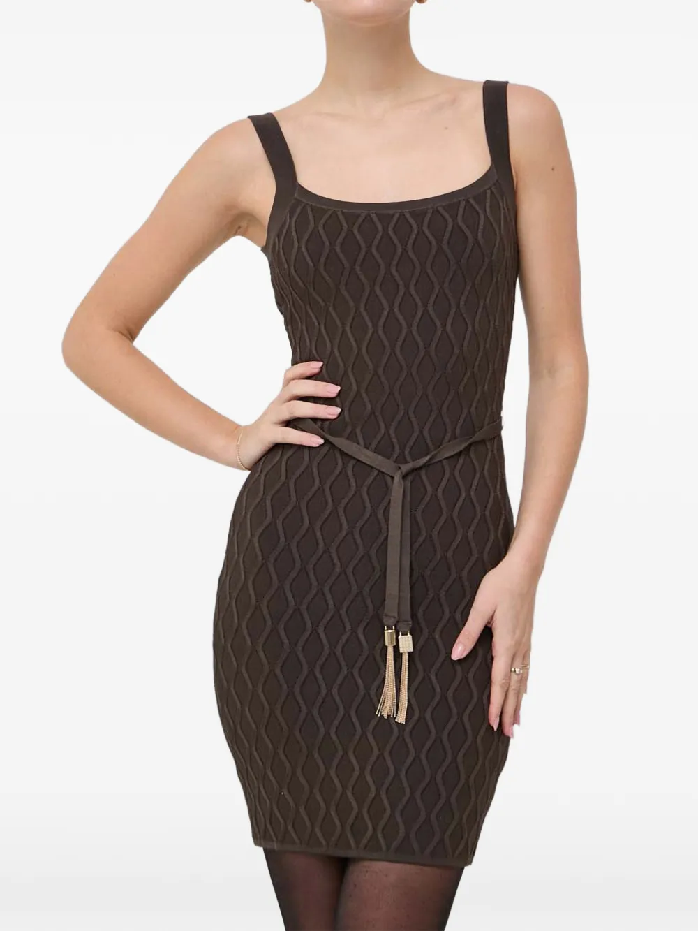 GUESS USA Abito corto con schiena scoperta - Verde