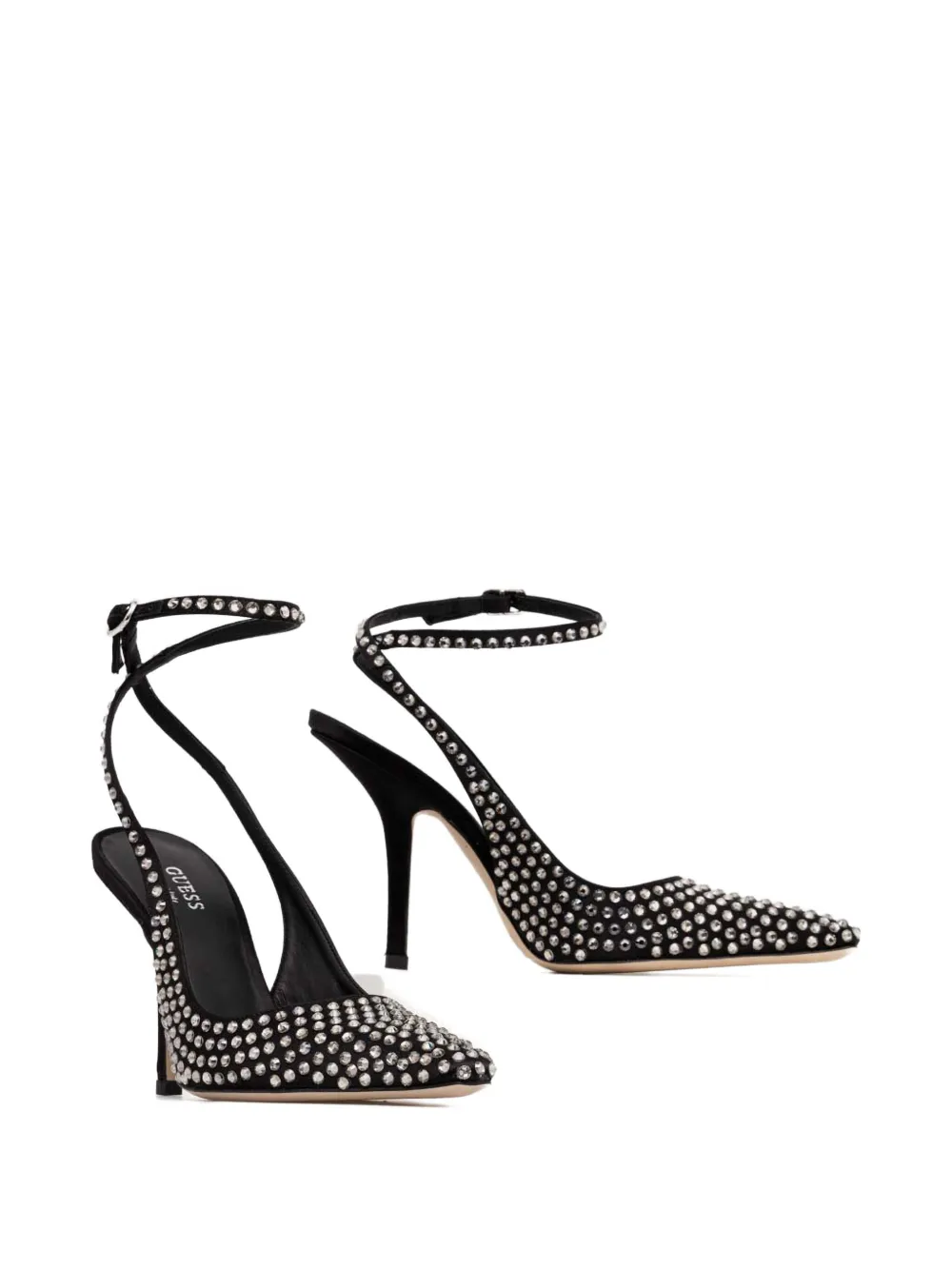 GUESS USA rhinestone-embellished pumps - Zwart