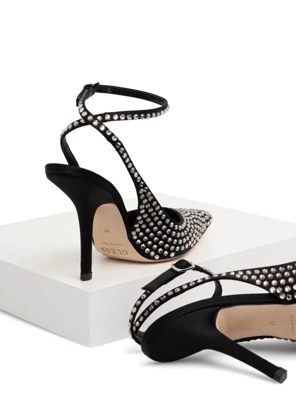 GUESS USA rhinestone-embellished pumps Black