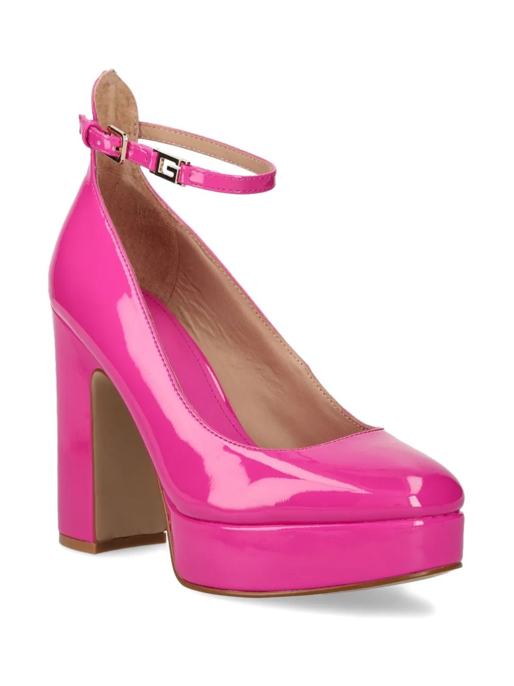 GUESS USA 115mm leather pumps Pink