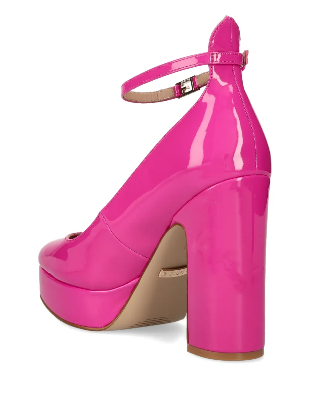 GUESS USA 115mm leather pumps Pink