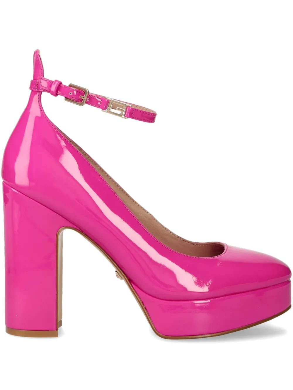 GUESS USA 115mm leather pumps Pink