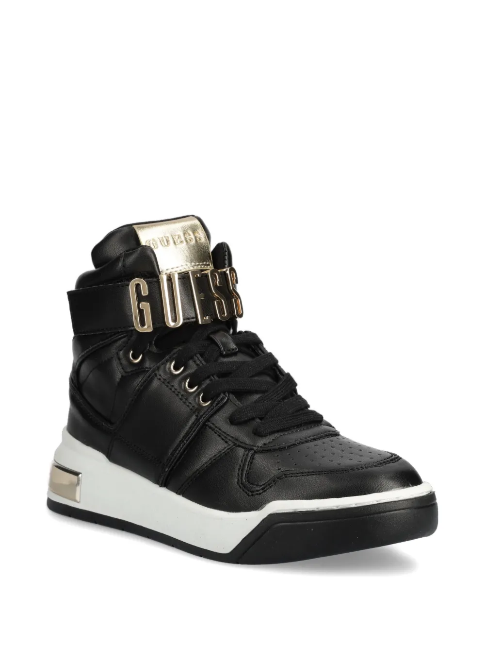 GUESS USA leather sneakers - Zwart