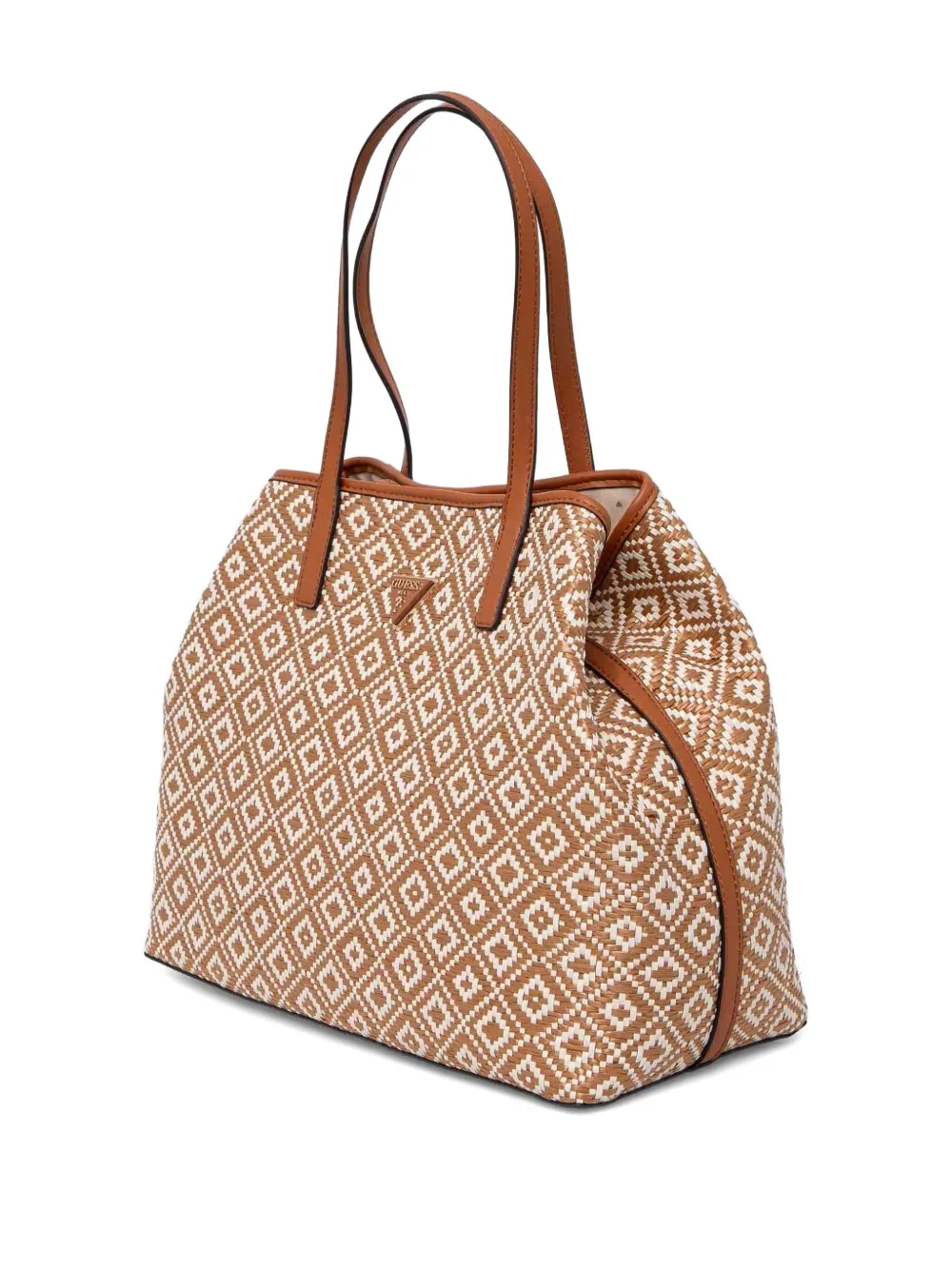 GUESS USA Vikky diagonal diamond-pattern tote bag | Image 2